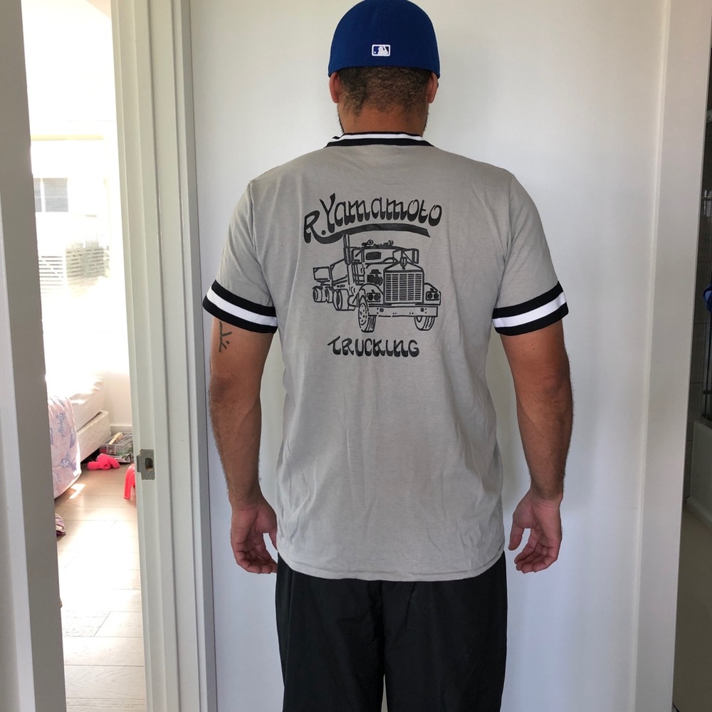 Vintage 80's baseball v neck majestic
